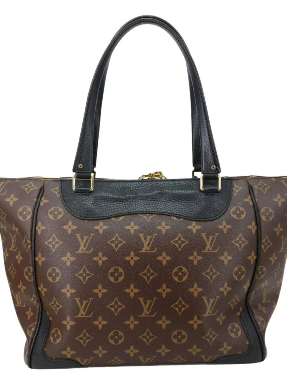 Louis Vuitton  Estrela MM NM Monogram Canvas Shoulder Bag Black